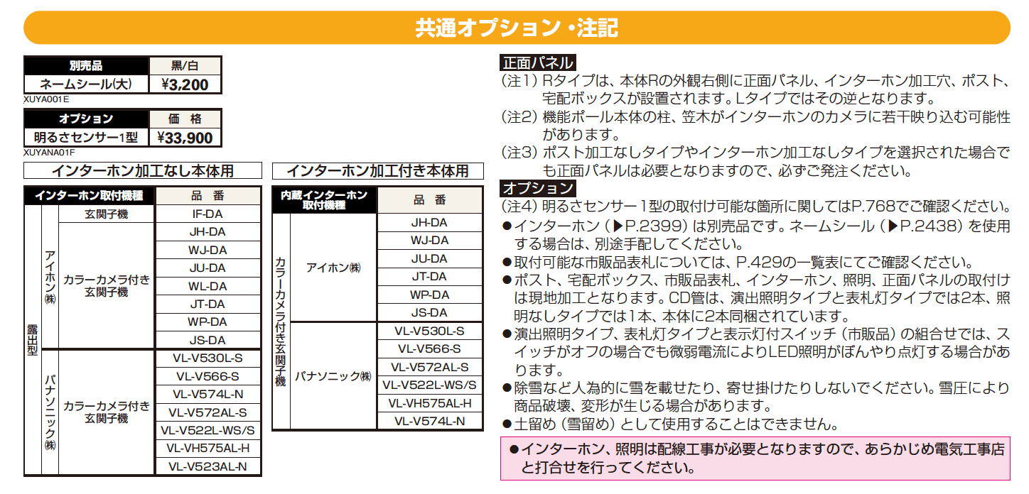 ルシアス ウォールNE01型【2023年版】_価格_2