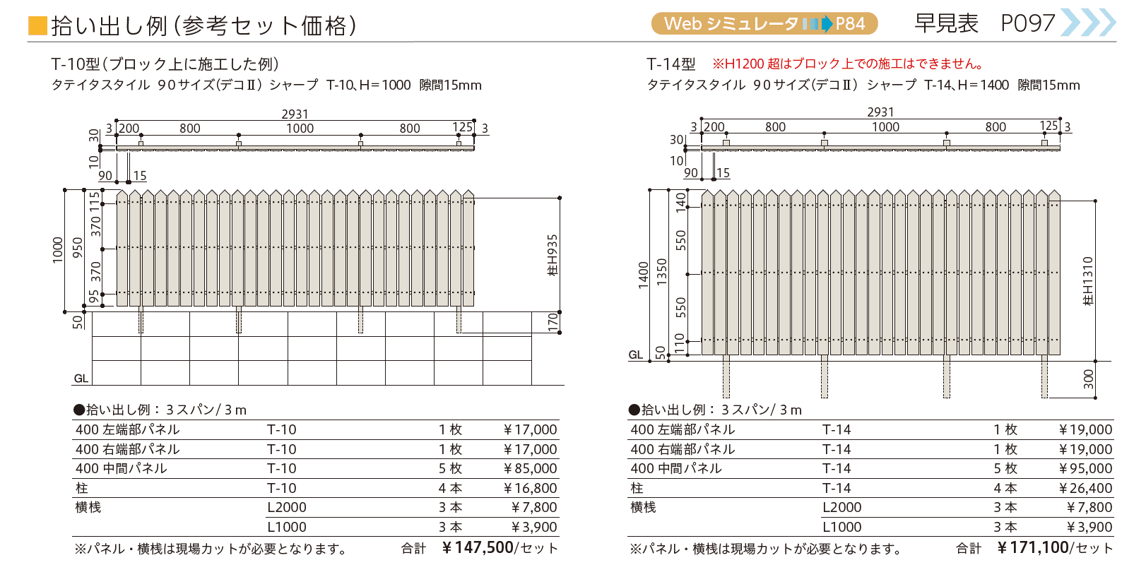 タテイタスタイル 90サイズ （隙間15mm）（板デコⅡ仕様）【2023年版】_価格_2