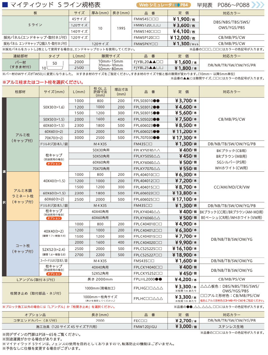 マイティウッド Sライン【2023年版】_価格_5