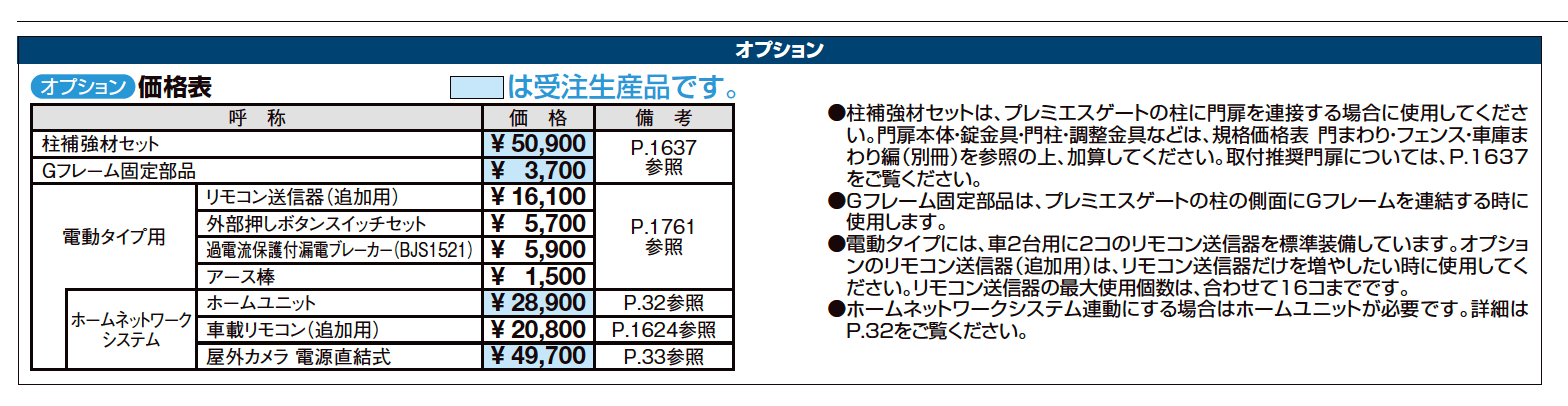 プレミエスゲート シングル TA型【2023年版】_価格_2