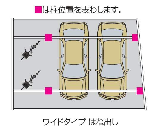 スマートポートR 異形地対応 奥行台形4