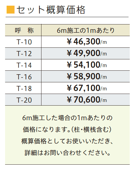 タテイタスタイル 120+45サイズ （隙間20mm）（板デコⅡ仕様）【2023年版】_価格_3