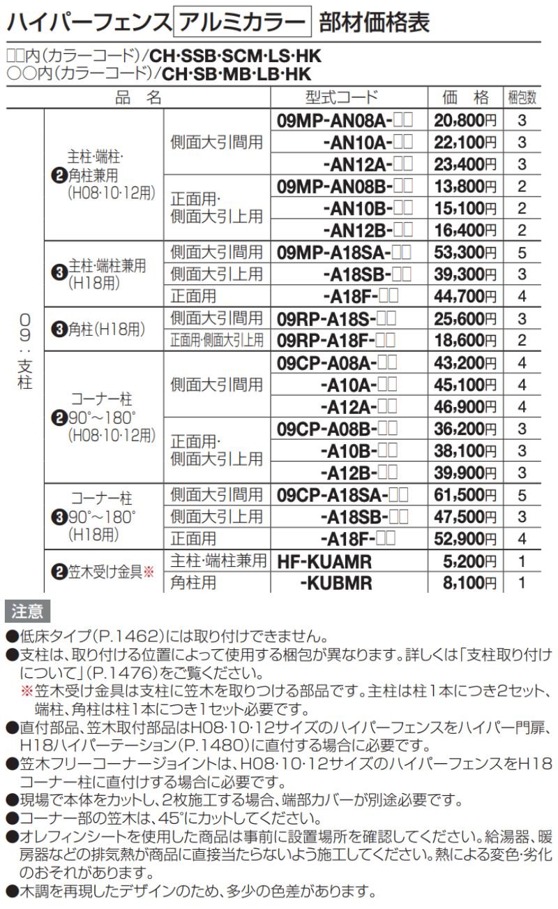ハイパーテーション(縦格子(幅広)タイプ)【2023年版】_価格_3