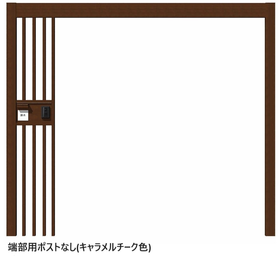 YKK APの「リレーリア 機能パネル 横型タイプ〈W373〉（フロントフレーム用）」のサブ画像2