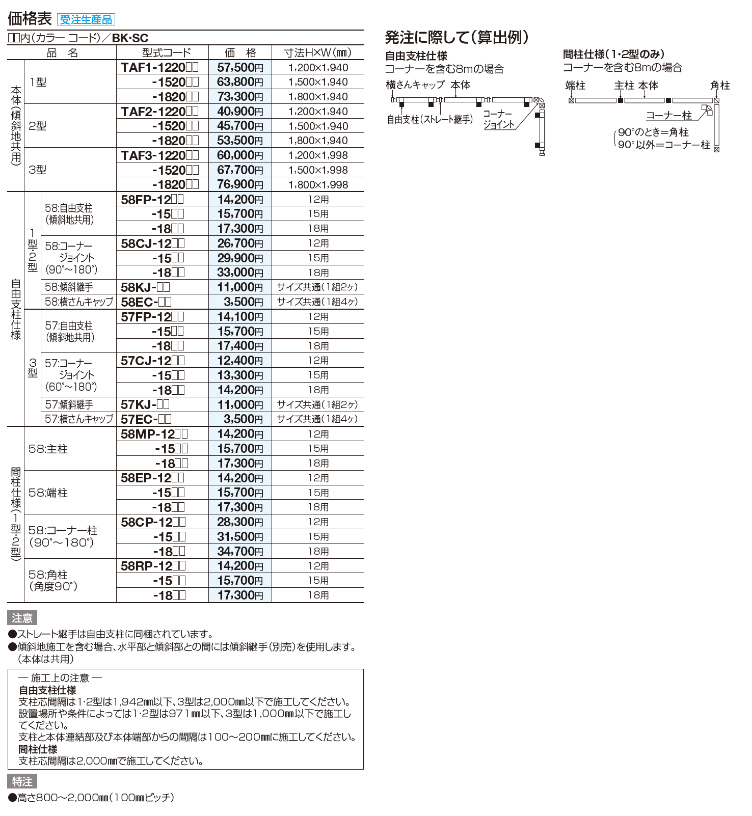 TAF3型【2023年版】_価格_2