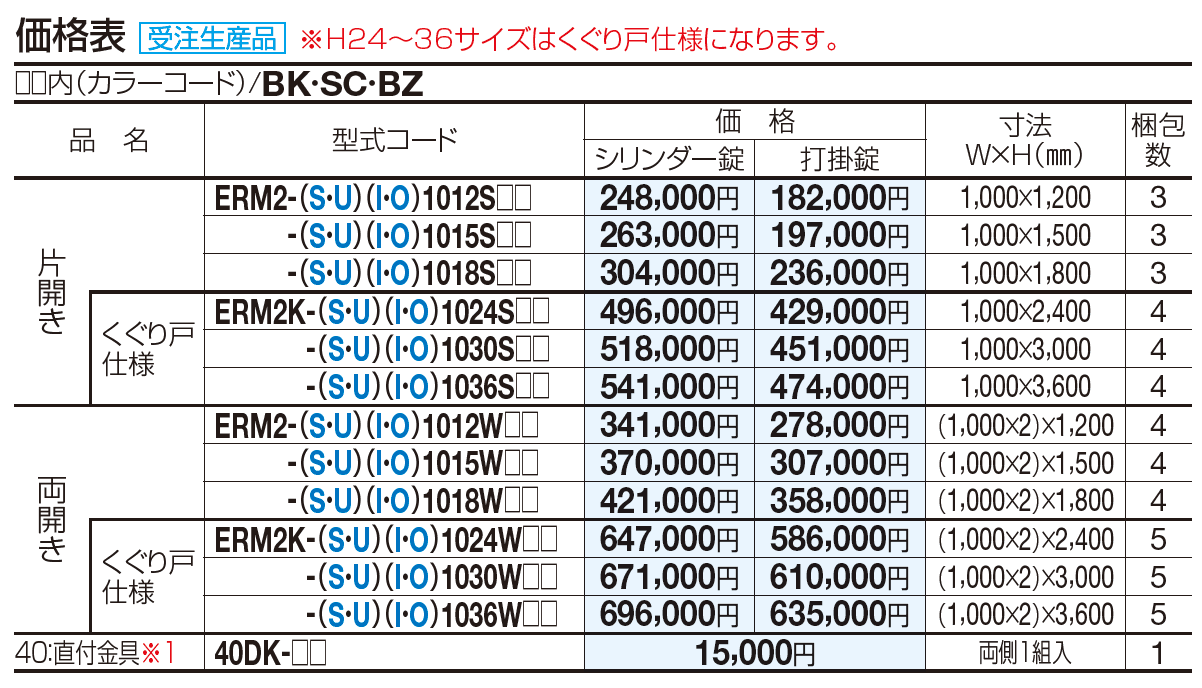 門扉 ERM2型【2023年版】_価格_1