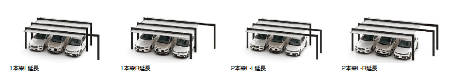 LIXILの「カーポートSC 3台用 梁延長【2023年版】」のサブ画像2