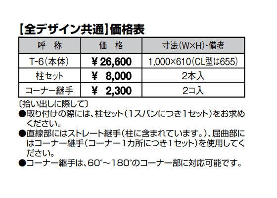 アプローチルナ フェンス CL型【2023年版】_価格_1