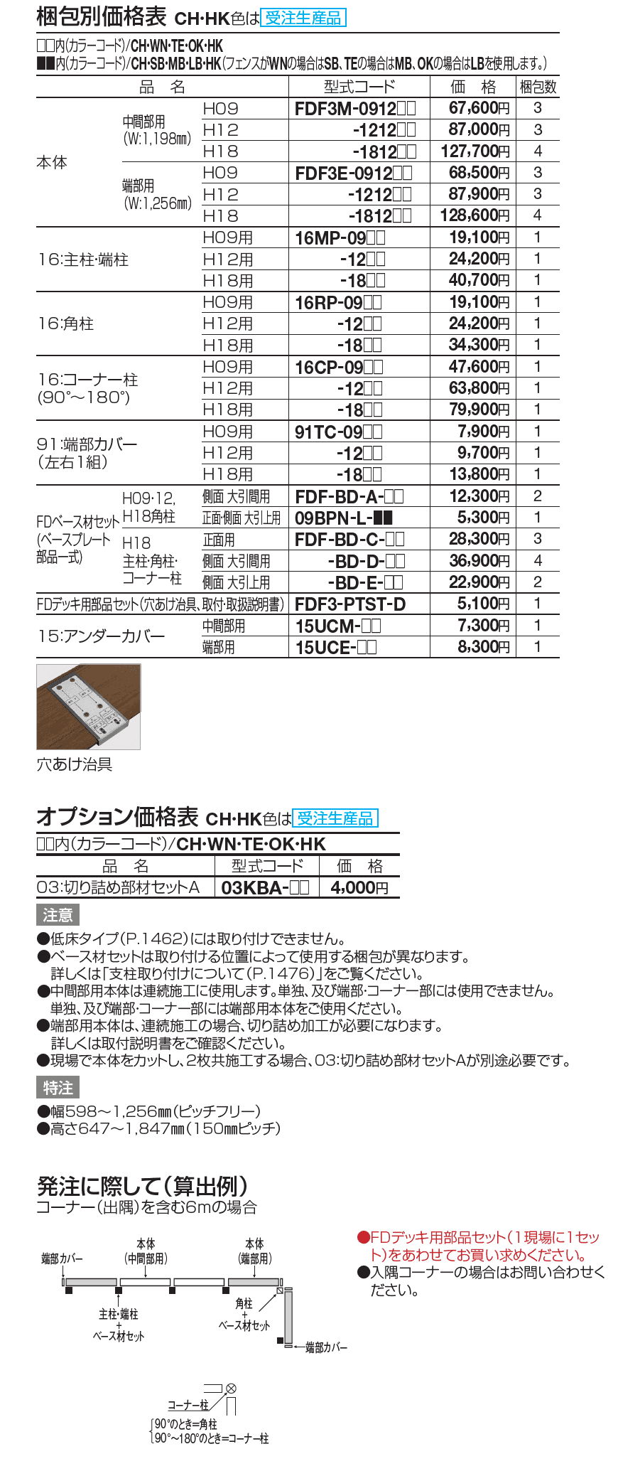ファンデッキ FDフェンス3型【2023年版】_価格_1
