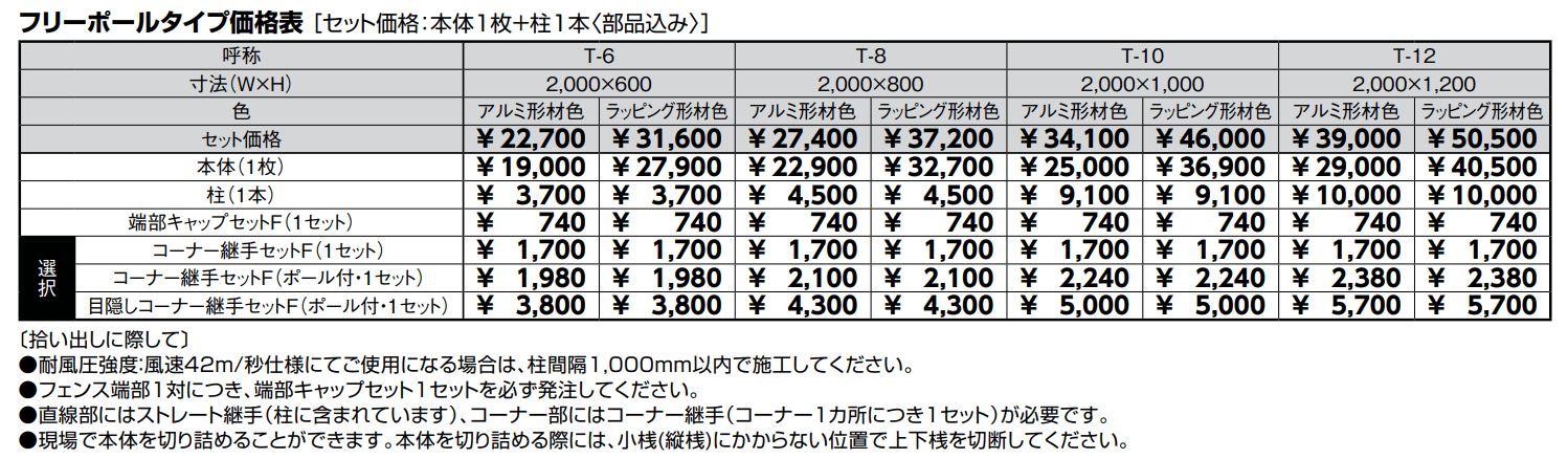 フェンスAB TS2型(縦スリット②)【2022年版】_価格_1
