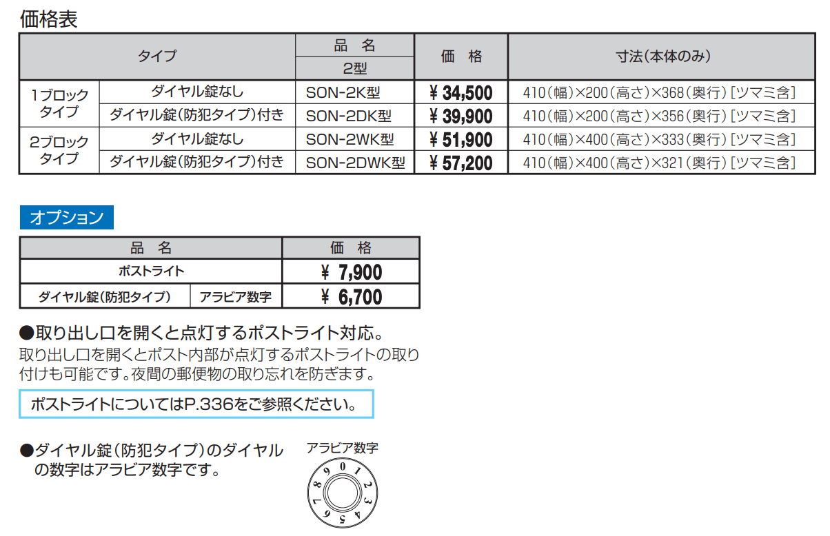 SON型【2022年版】_価格_2