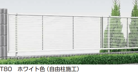 シンプレオ フェンス1F型 横格子【2023年版】2