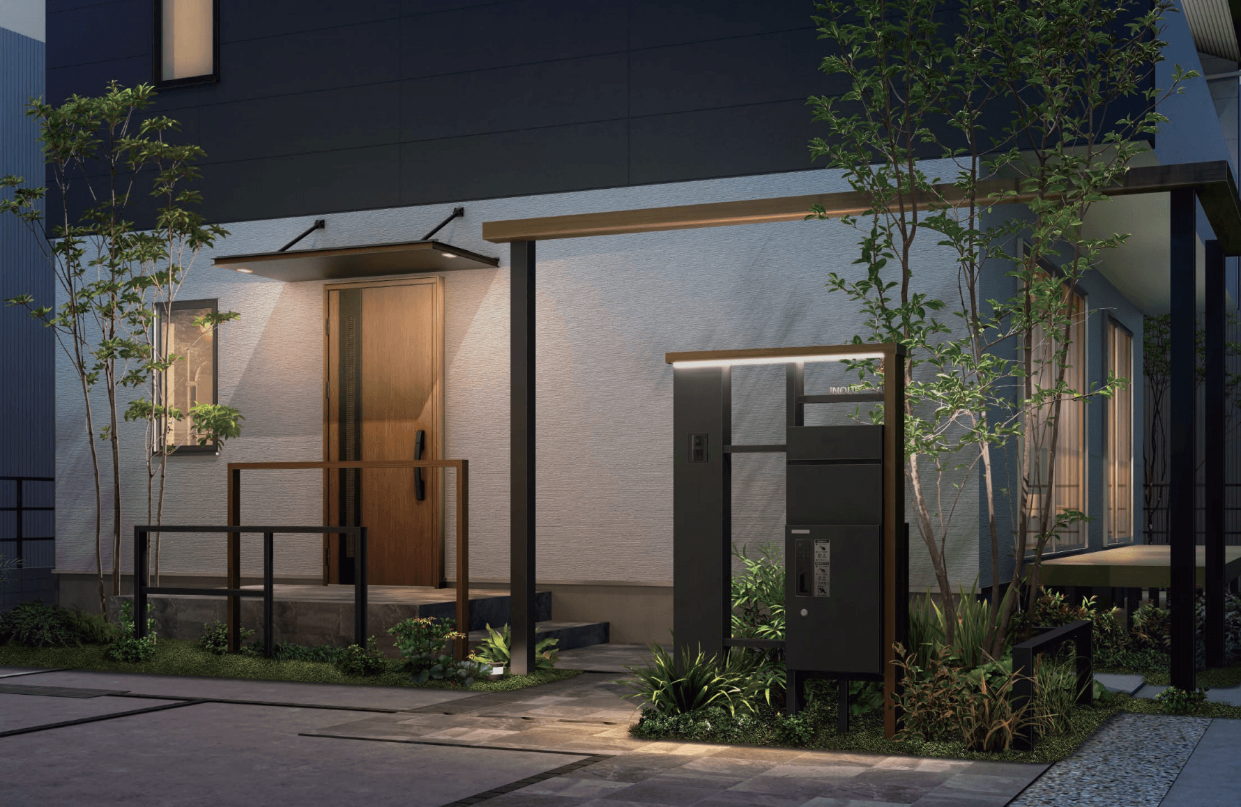YKK APの「シンプルモダン 上吊りひさし 先付け【2023年7月版】」