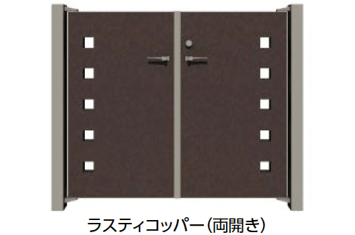 タカショーの「エバーアートボード門扉®︎ コマド」のサブ画像2