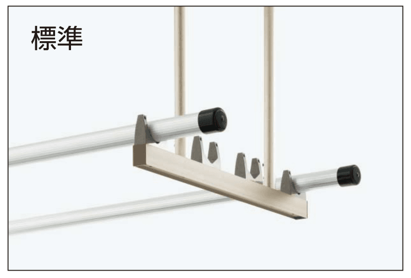 YKK AP バルコニー用　吊り下げ式 固定物干し（エアキューブのみ）