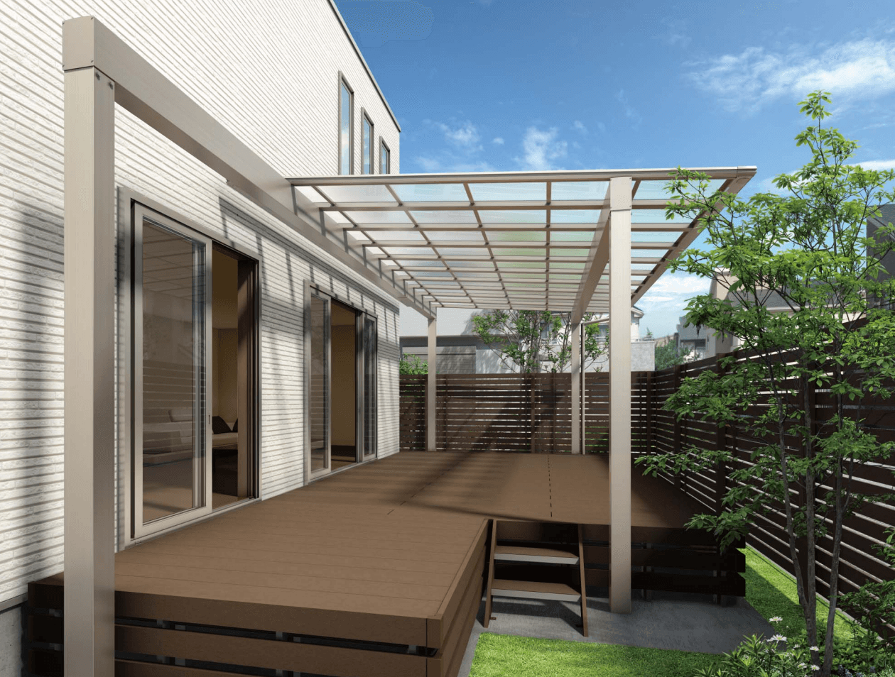 YKK AP | 波板テラス屋根 6TC型【2023年版】 | 建材サーチ