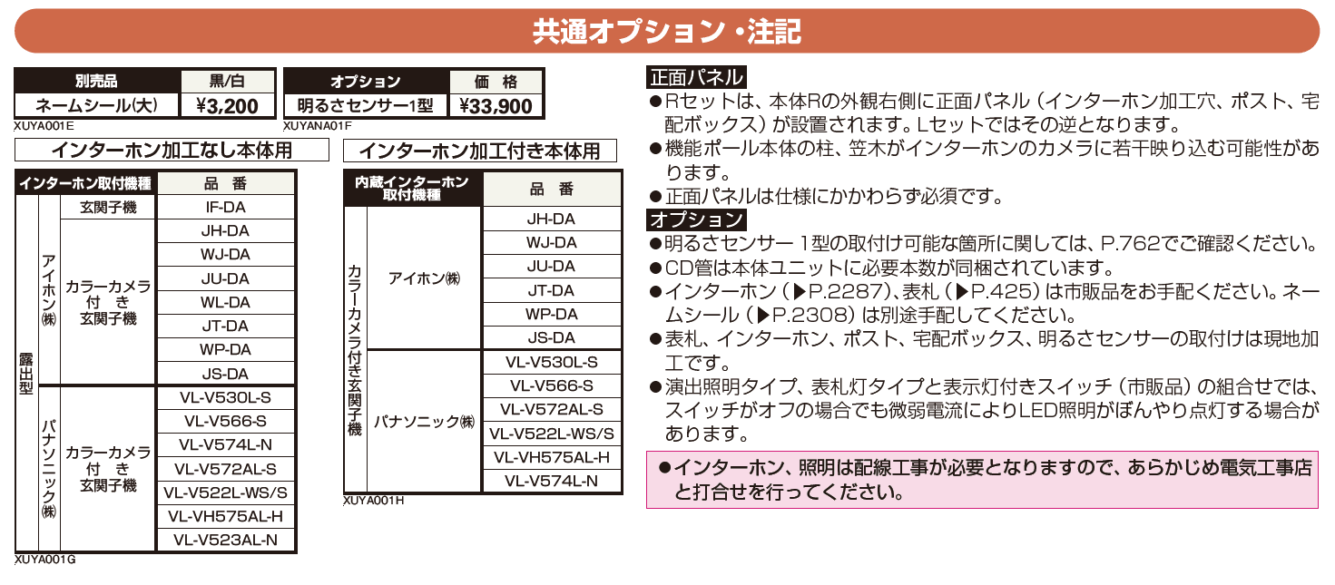 ルシアス ウォールPH01型_価格_2