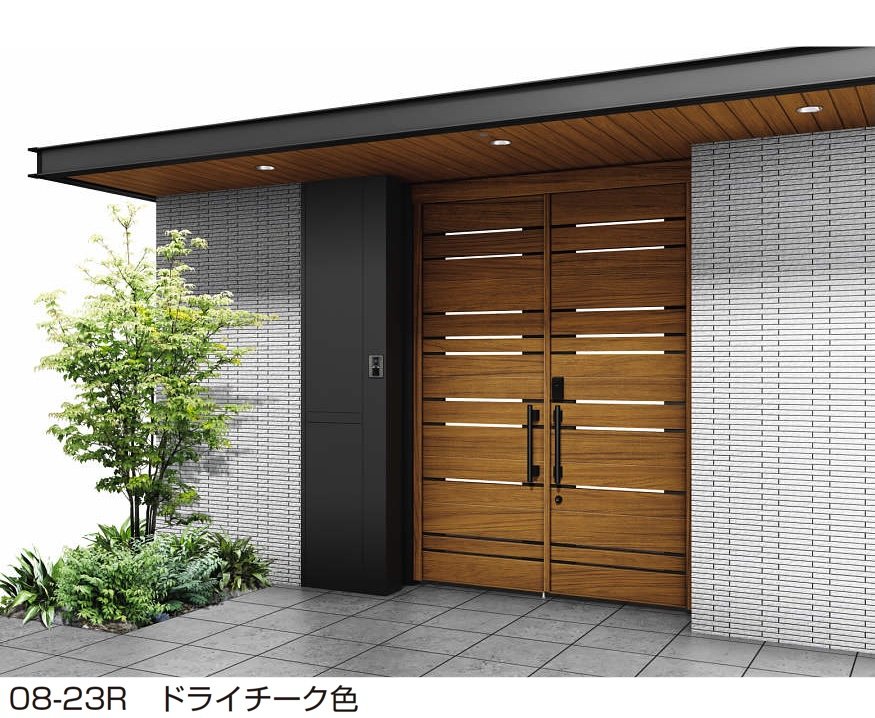 YKK APの「〔ポケットキーシステム〕電気錠付 エクスティアラ アーチ用門扉 YR1A型」