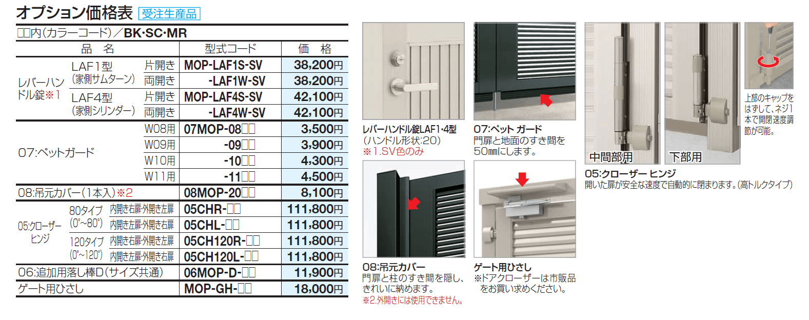 クレディ門扉1型ゲート仕様【2024年版】_価格_2