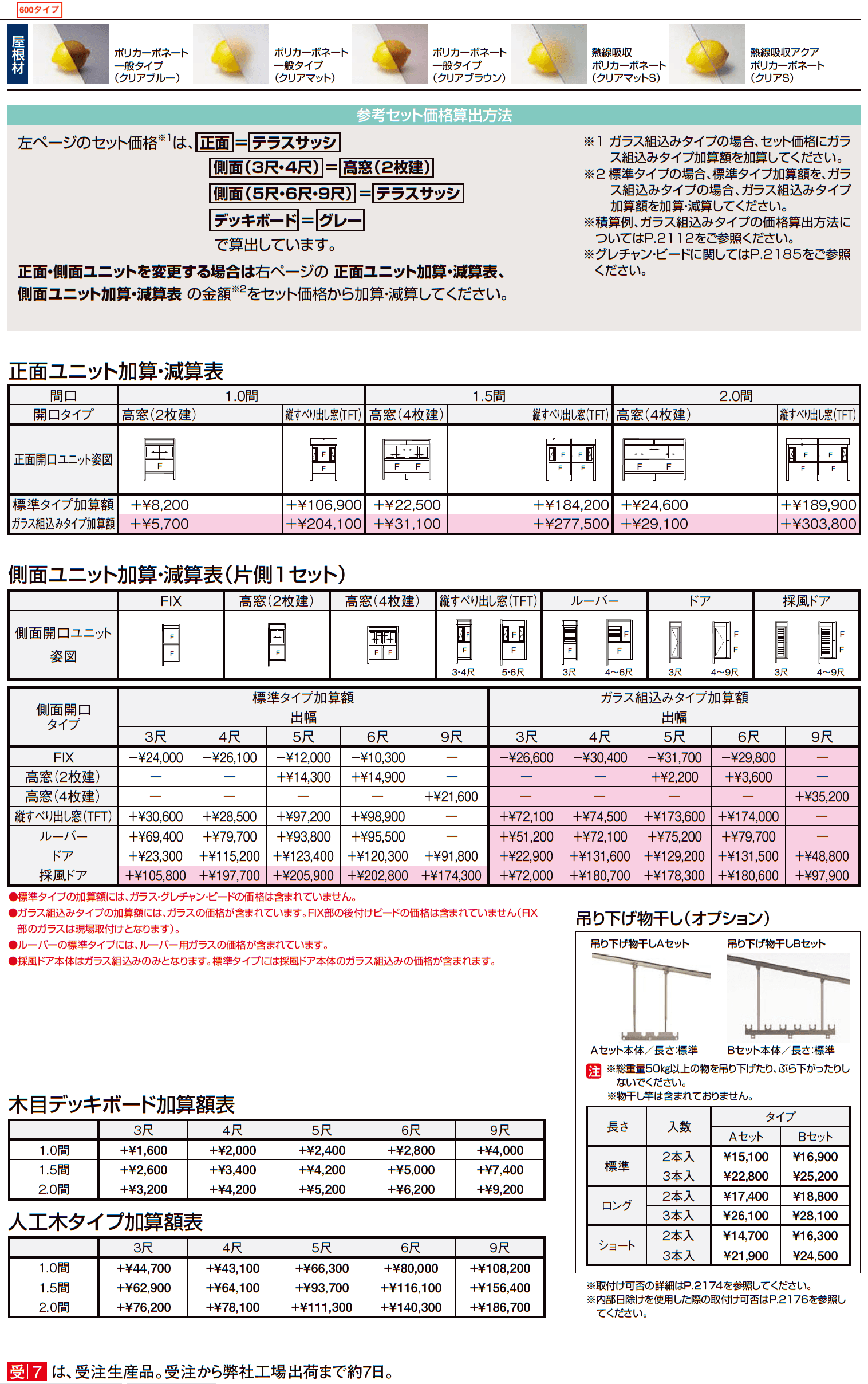 サニージュ R型 床納まり(ランマ付き)関東間【2023年版】_価格_2
