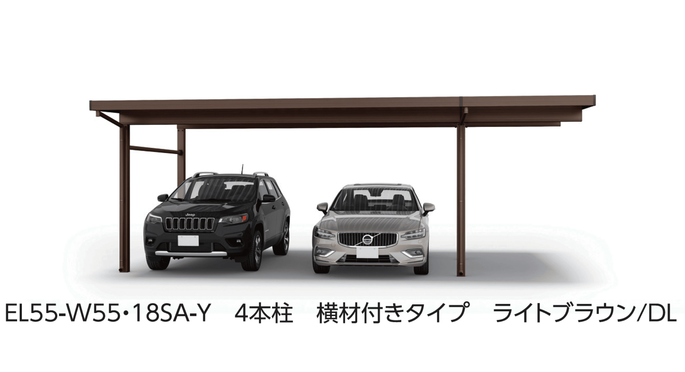 大仙の「SSポートGⅢ 積雪100cm Aタイプ・Bタイプ間口延長セット/2台用+α」