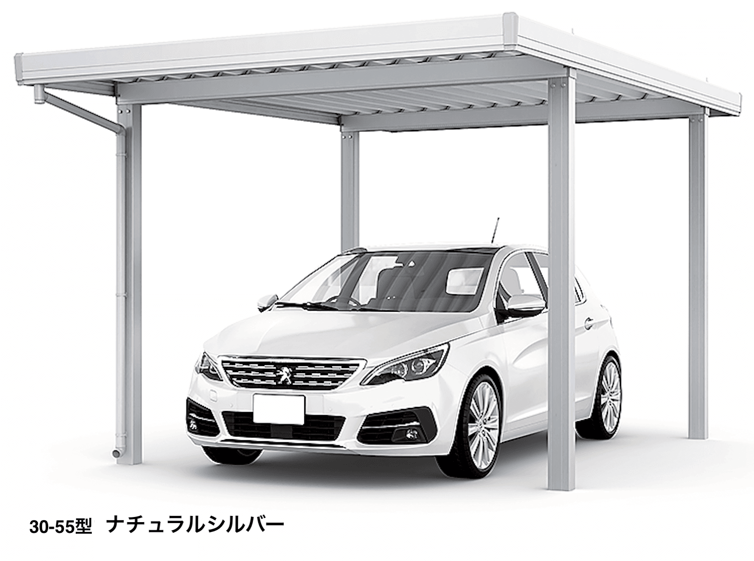 LIXILの「カーポートSW 900タイプ 1台用」のサブ画像3