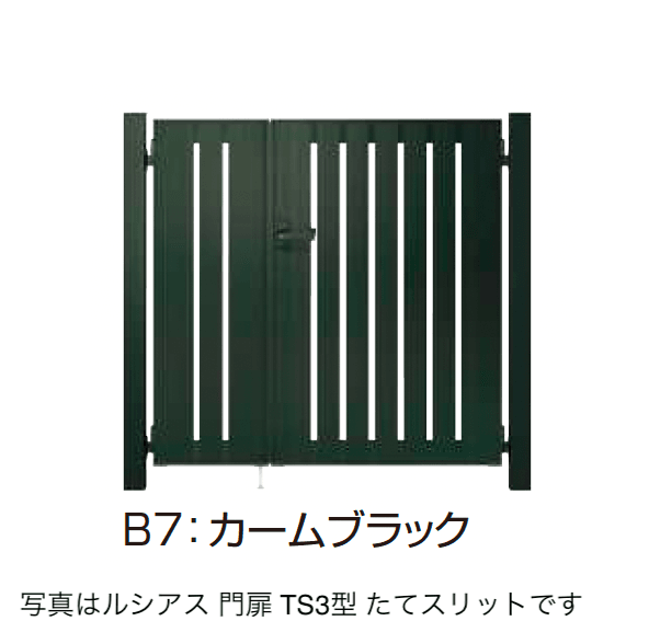 YKK APの「〔ポケットキーシステム〕電気錠付 ルシアス 門扉 TS3型 たてスリット【2025年6月発売】【2025年版】」のサブ画像2