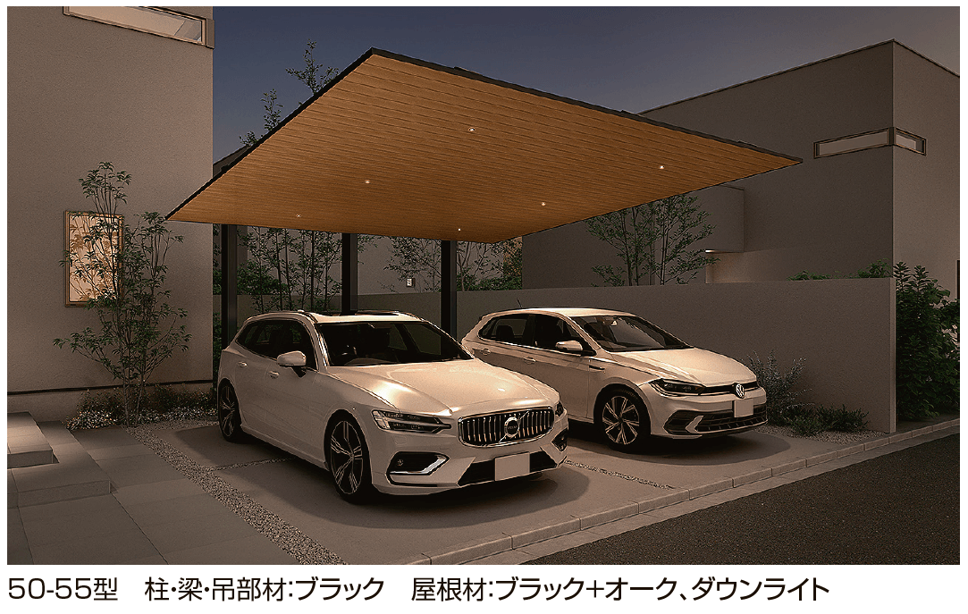 LIXILの「カーポートSC 後方支持 2台用」のサブ画像4