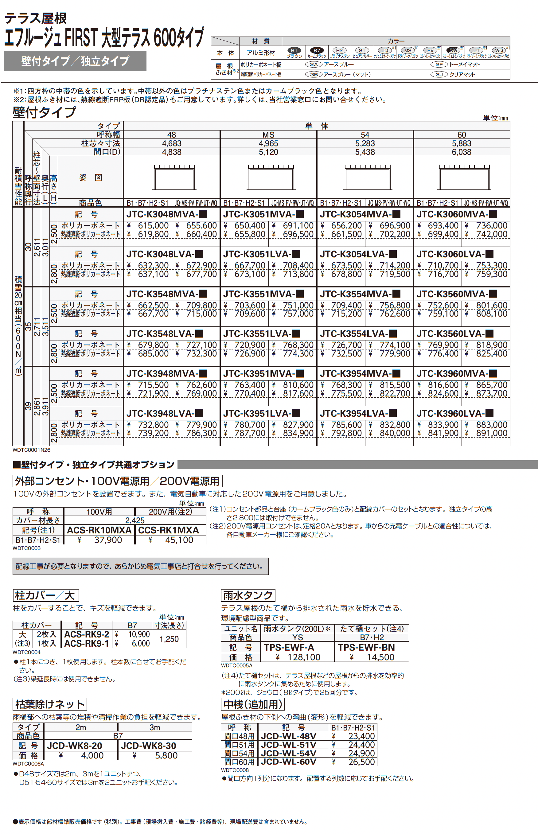 エフルージュ FIRST 大型テラス 600タイプ_価格_1