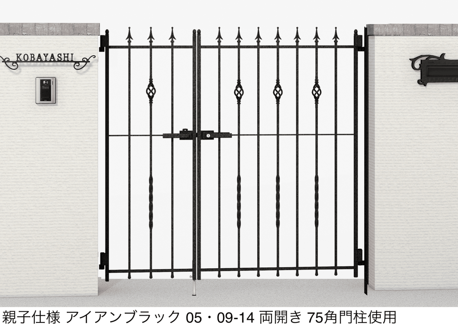 LIXILの「ラフィーネ門扉 2型」のサブ画像2