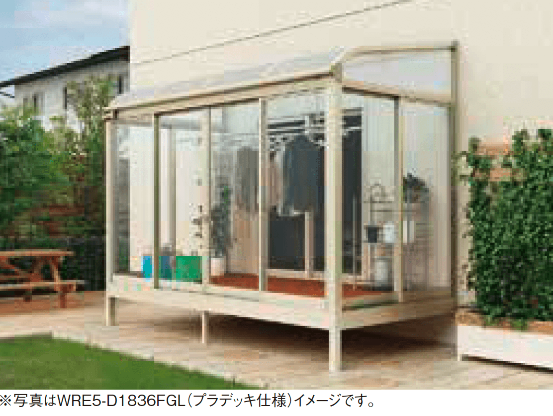 大仙の「ソレイドテラス囲い ノーマルサッシ(ランマなし)【床仕様】」