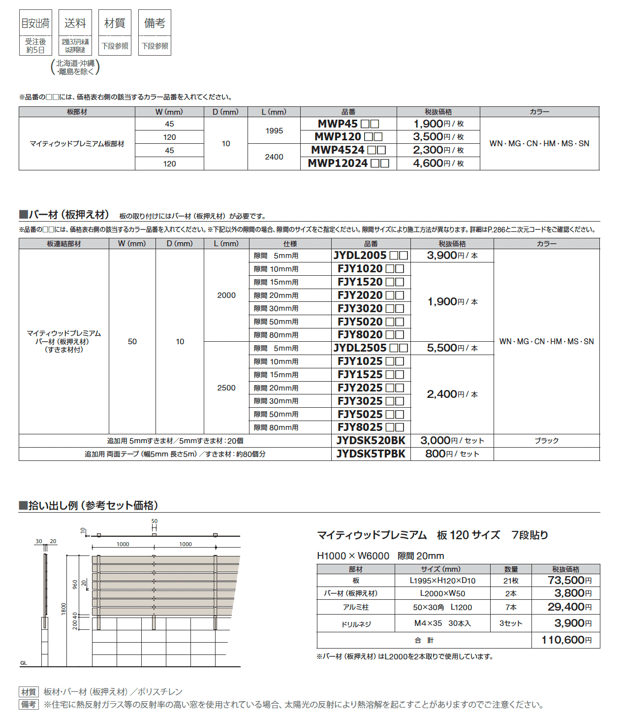 マイティウッドプレミアム_価格_1