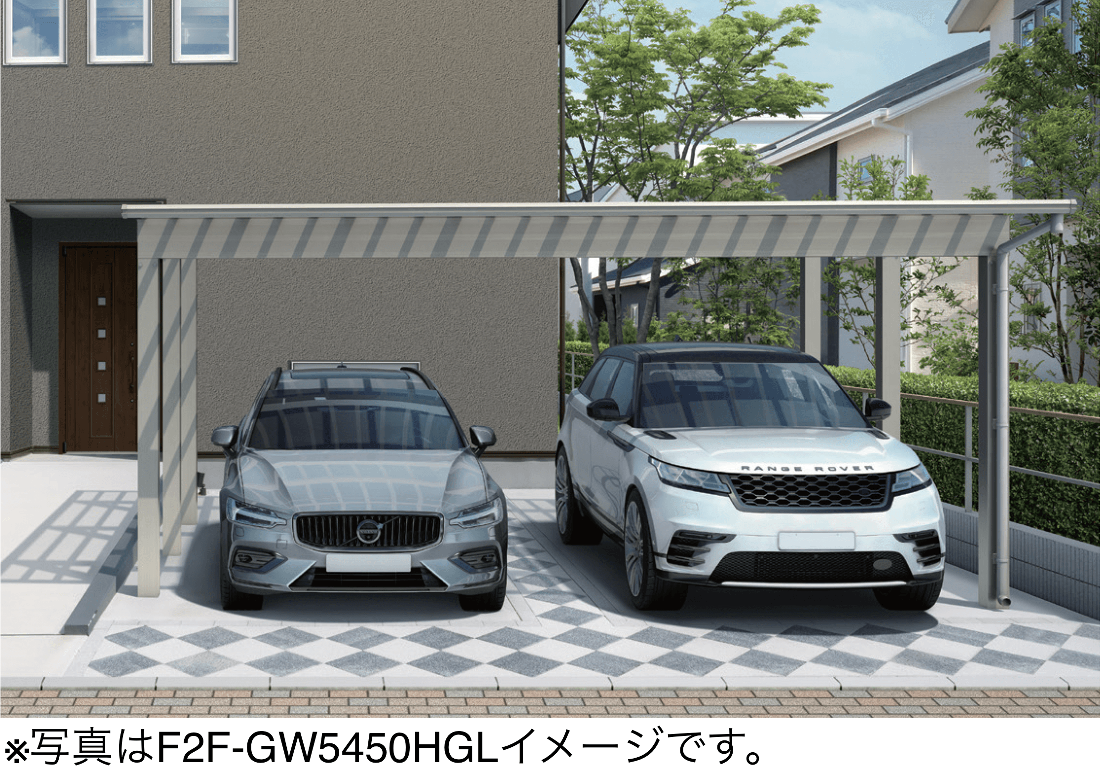 大仙の「アーバンルーフⅡ カーポート:ストロングタイプ100基本(1台用)/ワイドストロングタイプ100基本(2台用)/ジャンボストロングタイプ100基本(3台用)」のサブ画像1