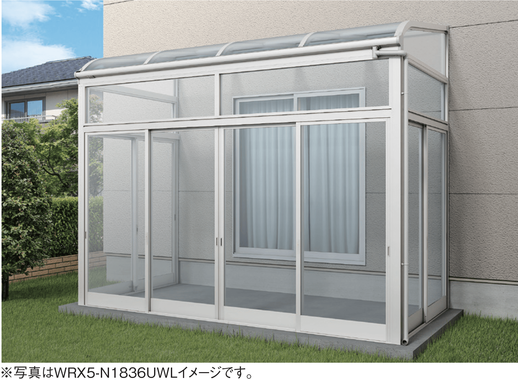 大仙の「ソレイドテラス囲い ノーマルサッシ(ランマFIX)【土間仕様】」