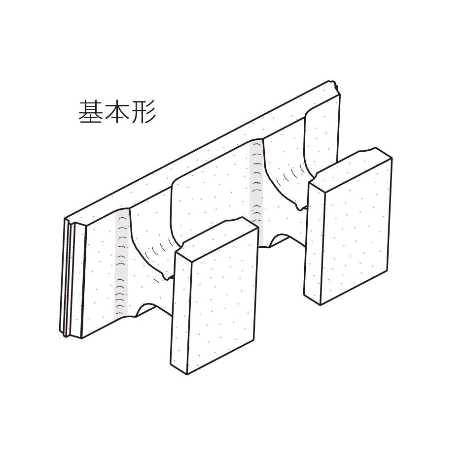 太陽エコブロックスの「RMユニット15CJ ベースブロック」