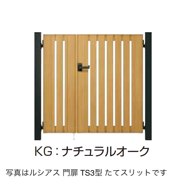 YKK APの「〔ポケットキーシステム〕電気錠付 ルシアス 門扉 TS3型 たてスリット【2025年6月発売】【2025年版】」のサブ画像4