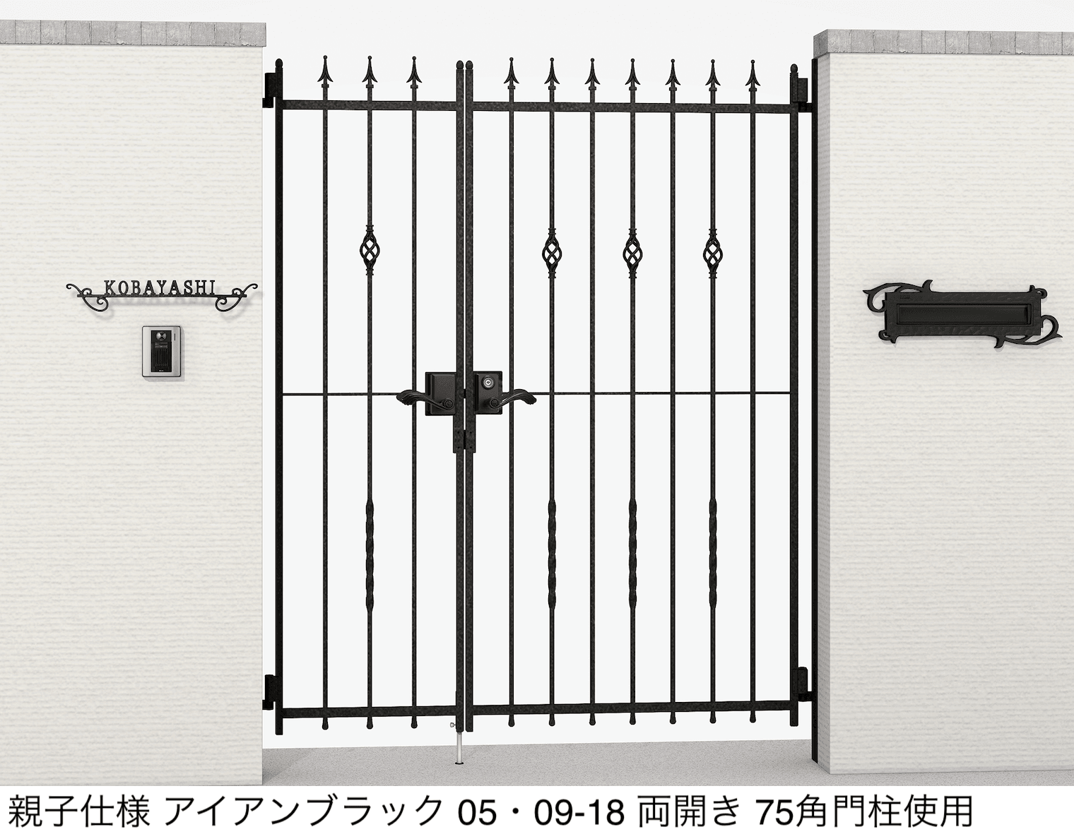 LIXILの「ラフィーネ門扉 2型」のサブ画像3