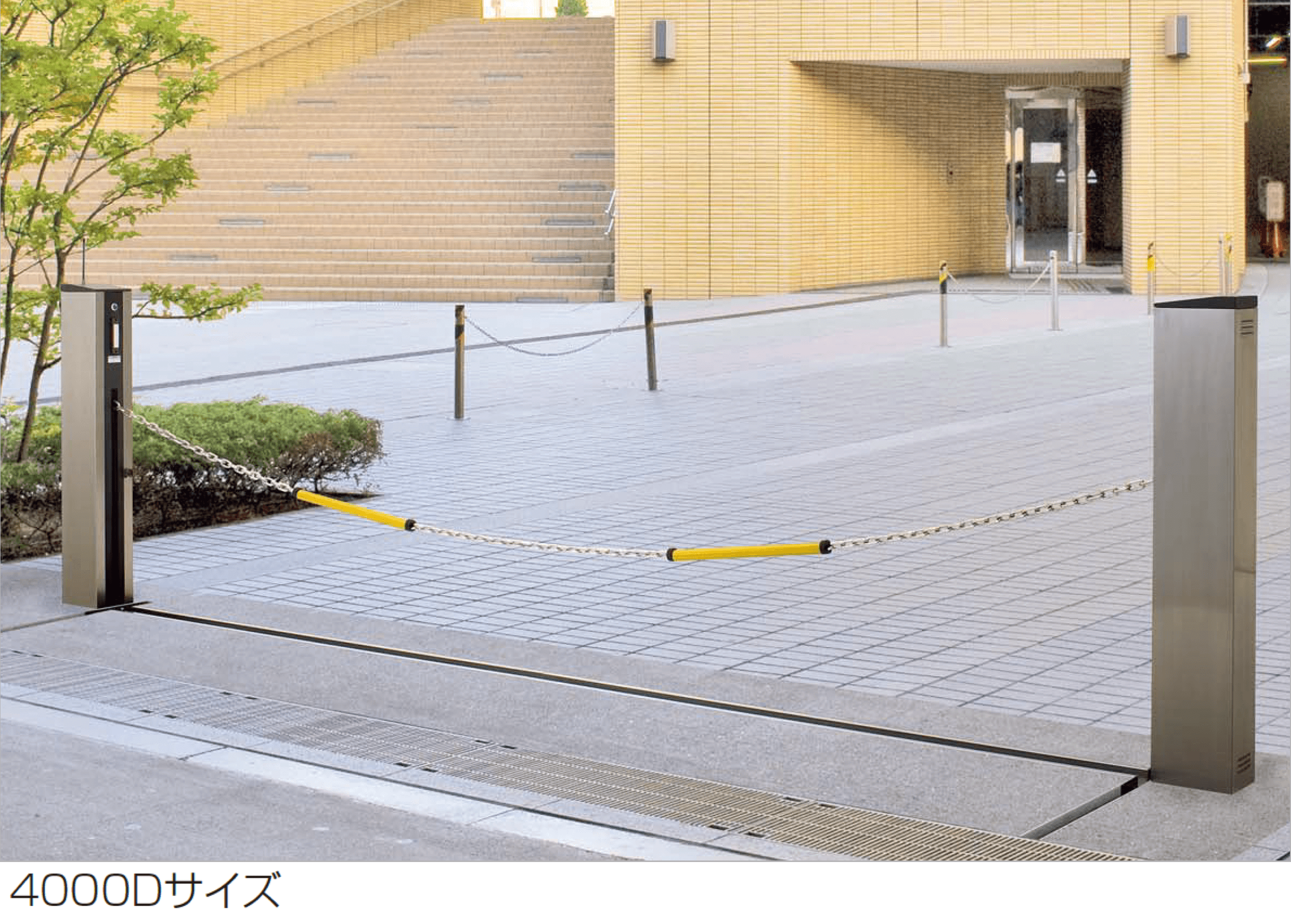 四国化成の「電動チェーンゲートS1型(ステンレス)」