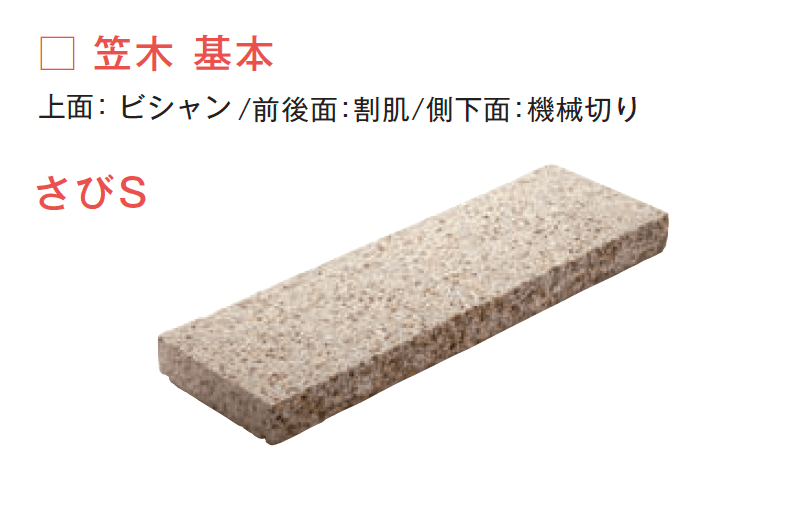 メイクランドの「アーバングラニット 笠木」