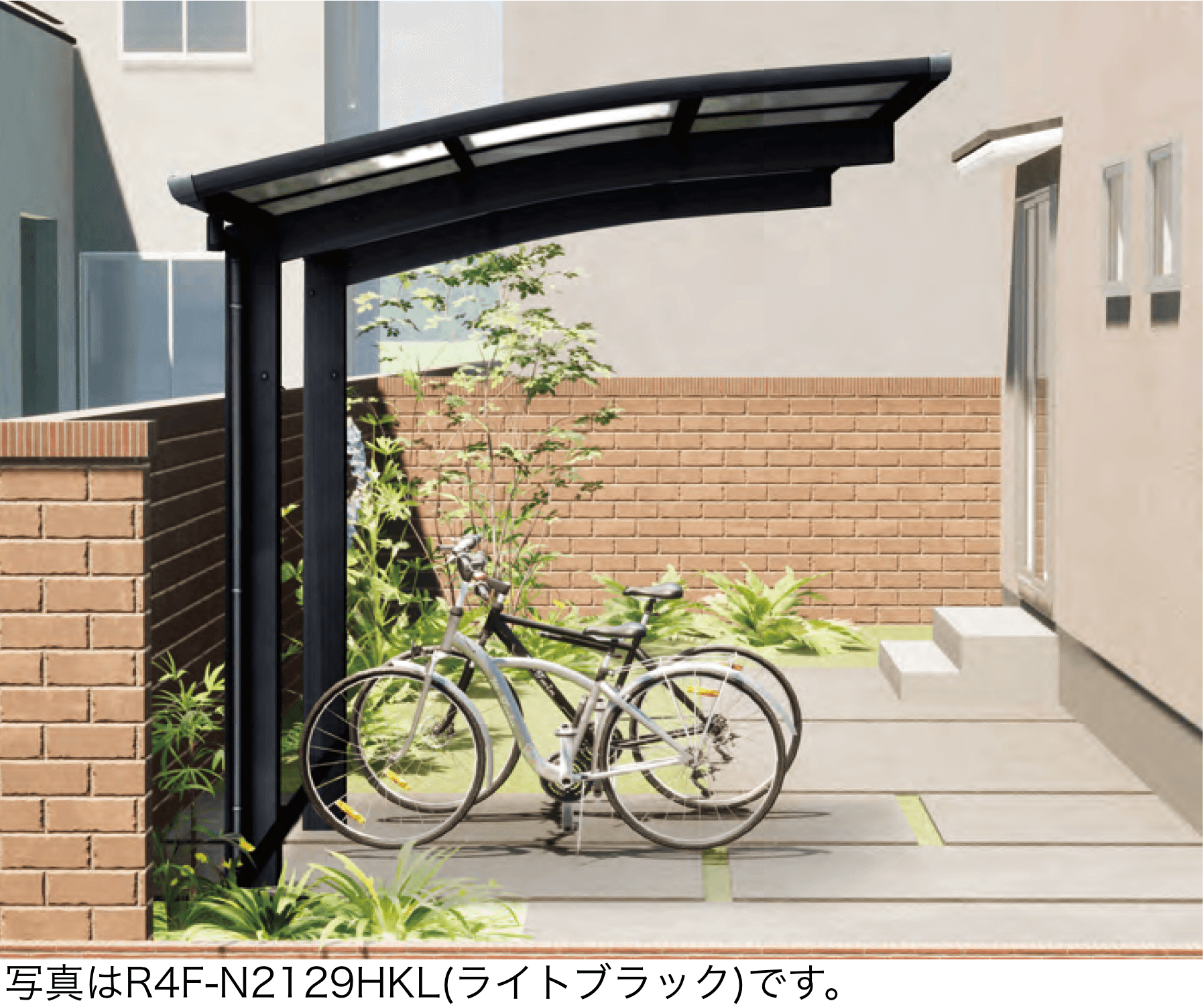 大仙の「リアルポートⅣ ミニタイプ サイクルポート:基本・Y合掌・奥行連棟」