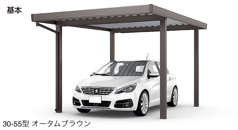 LIXILの「カーポートSW 900タイプ 1台用【2025年版】」のサブ画像1