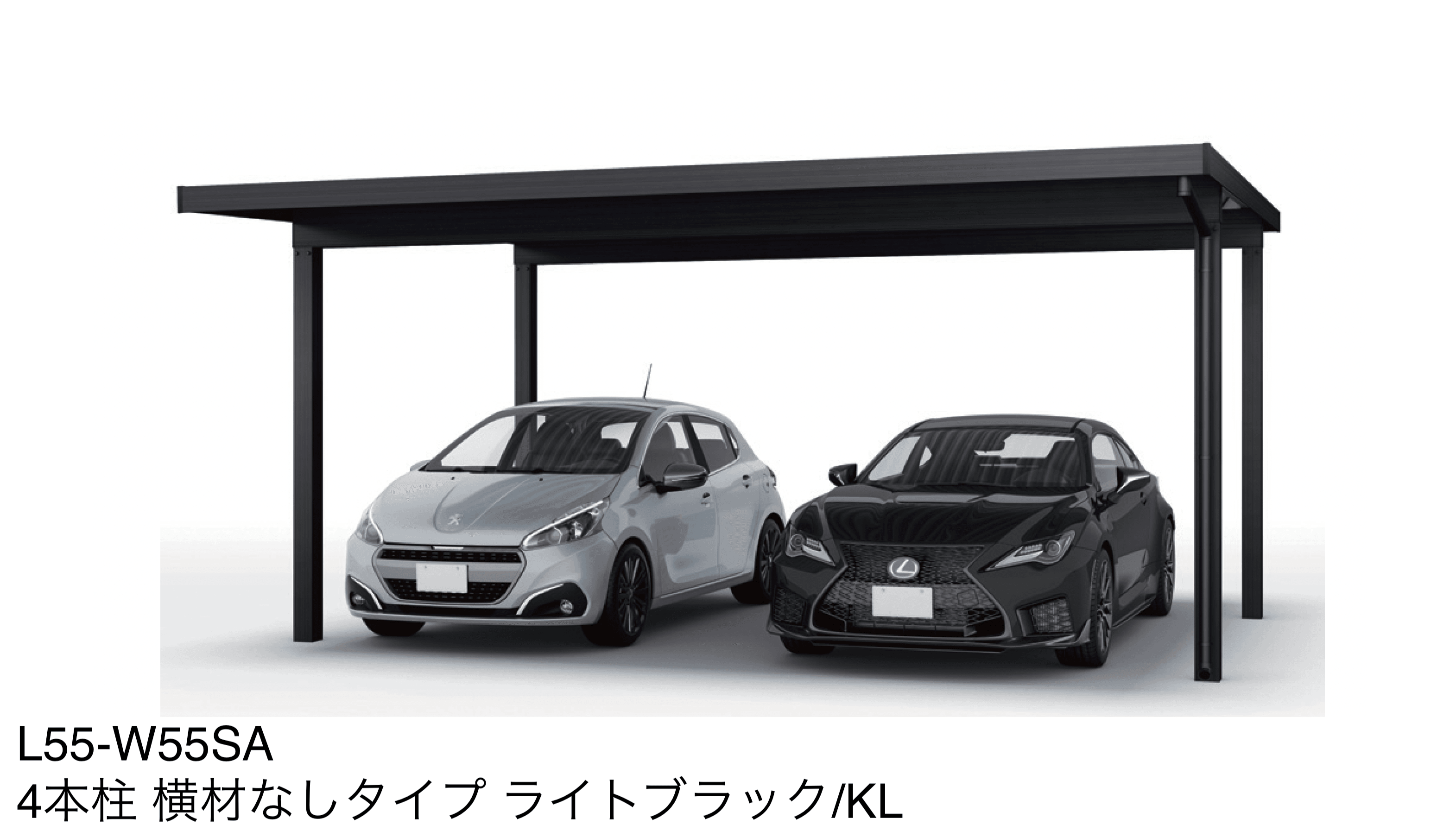 大仙の「SSポートGⅢ 積雪100cm Aタイプ・Bタイプ基本セット/2台用」