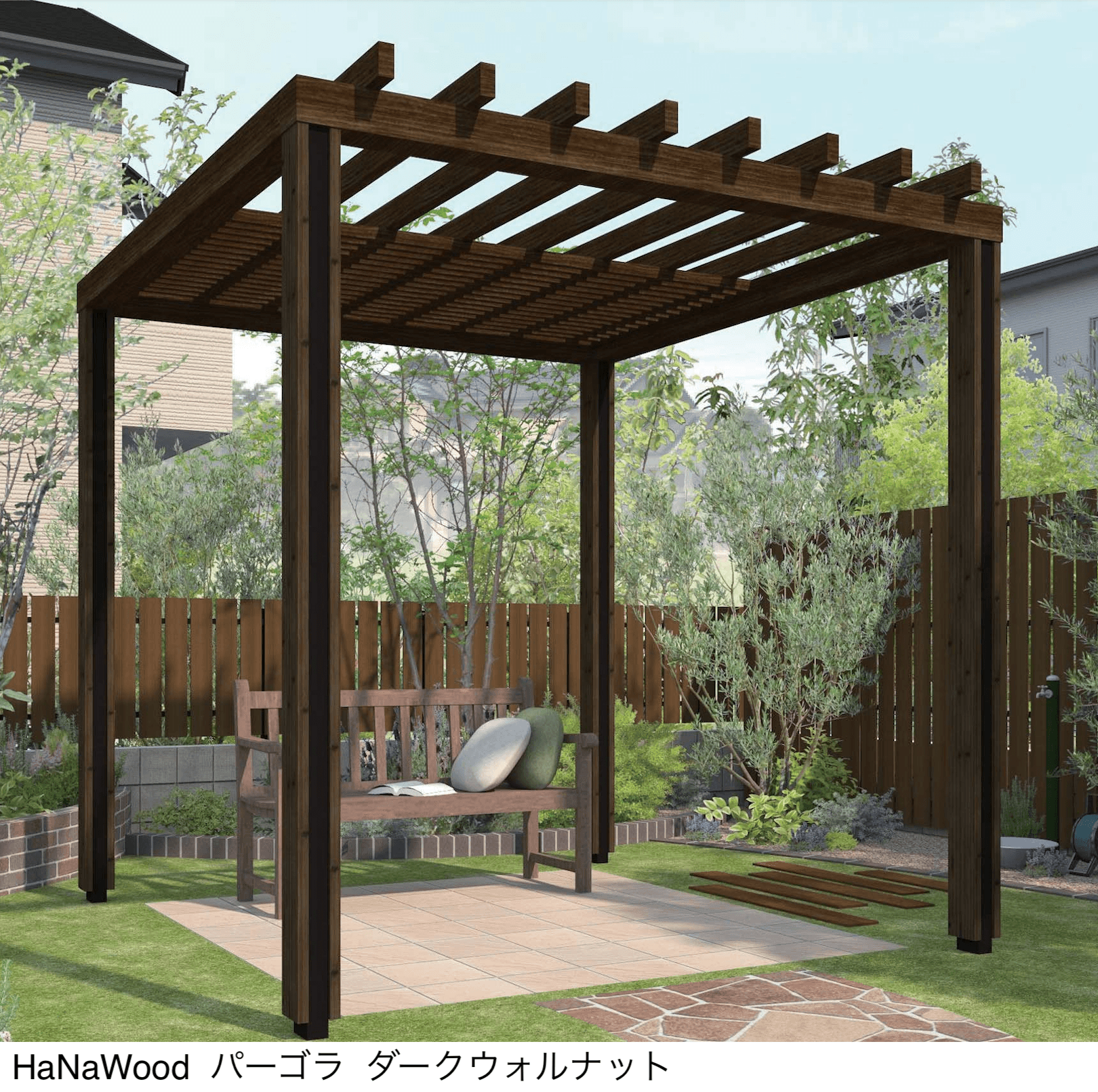 ギャザーの「HaNaWood パーゴラ」