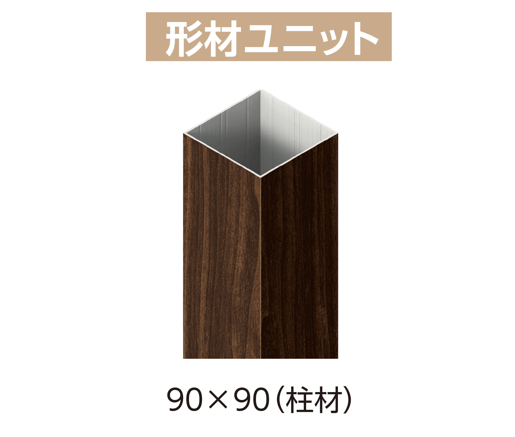 YKK APの「カスタマイズパーツ 柱材・桁材」