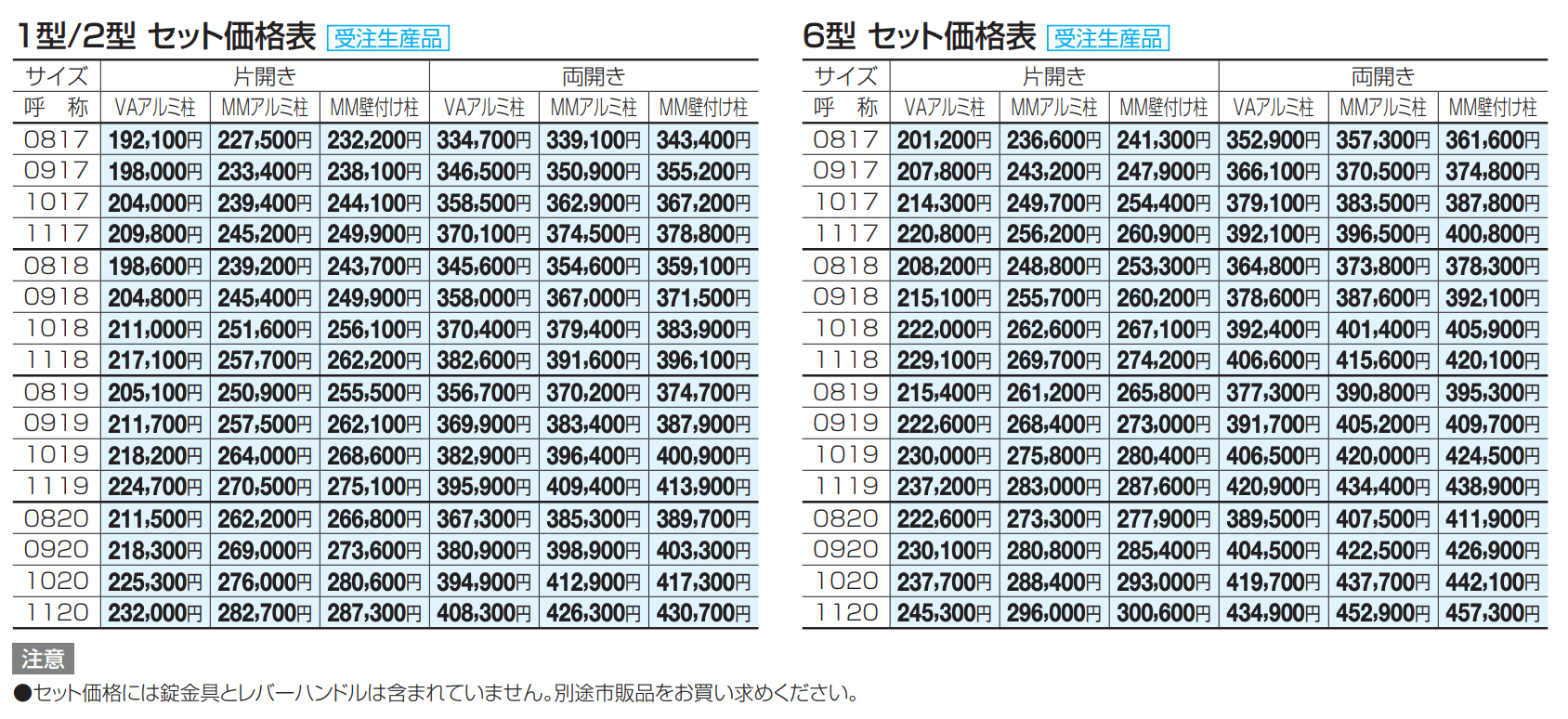 クレディ門扉1型 マンション仕様(H17~H20)【2023年版】_価格_1
