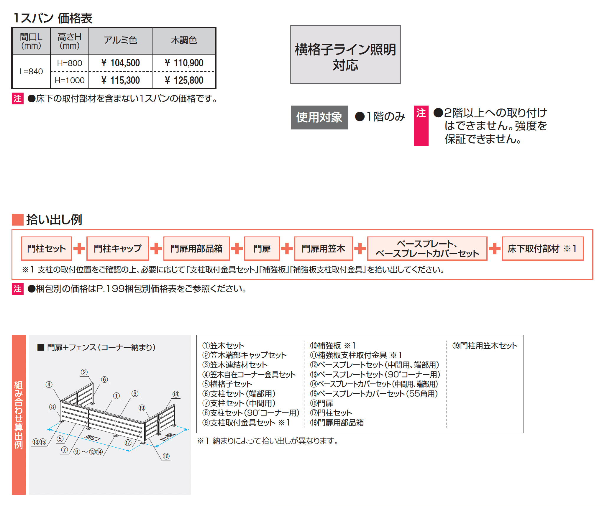 ラステラ ジーエムラインW 門扉【2025年版】_価格_1