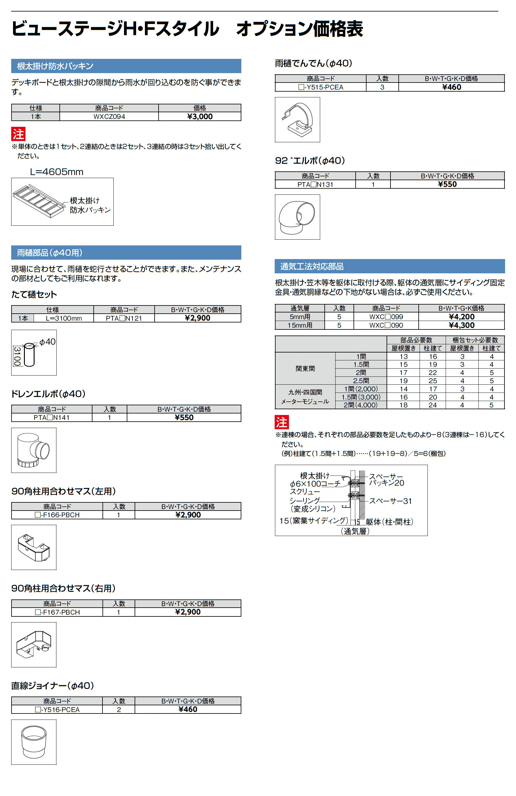 ビューステージ Hスタイル 九州・四国間 1階設置式_価格_7