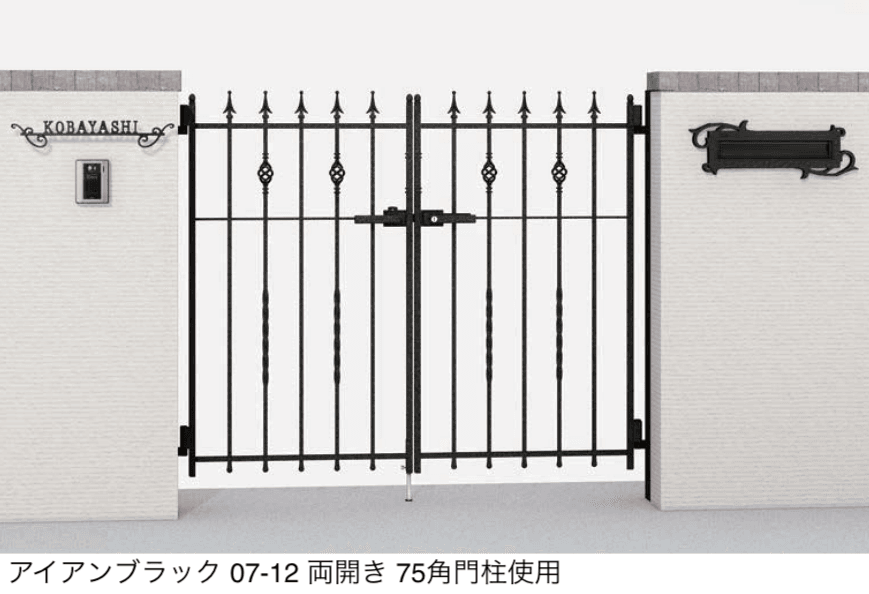 LIXILの「ラフィーネ門扉 2型」