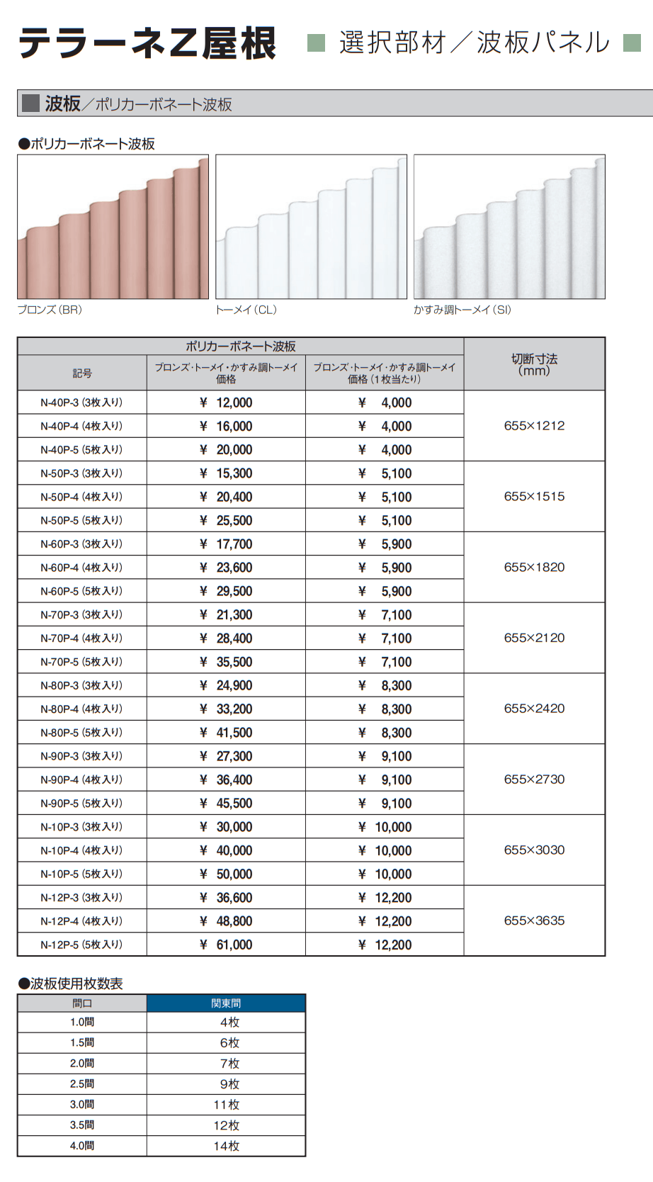 テラーネZ屋根(オルネ 屋根置式用 600タイプ) 【2022年版】_価格_3