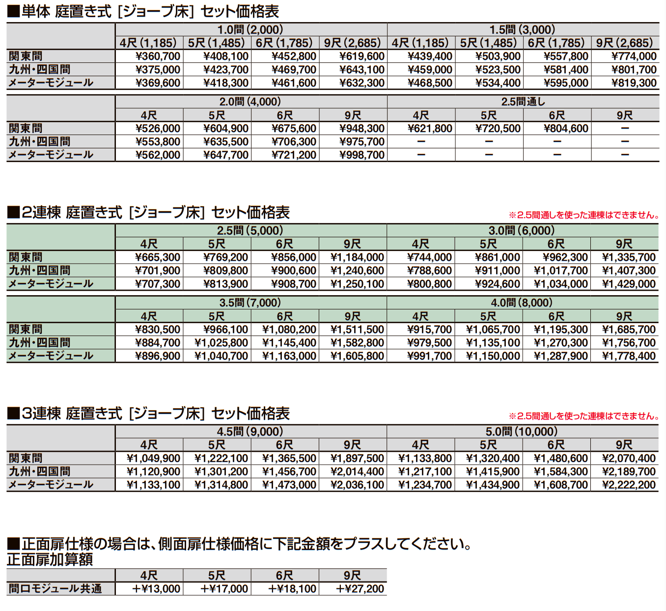 ビューステージ Fスタイル(関東間)【2023年版】_価格_1